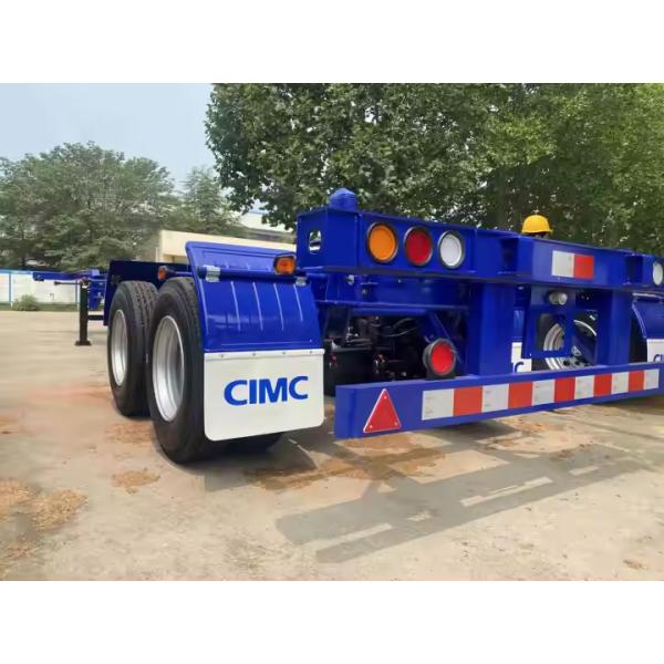CIMC 2 Axles Skeleton Semi Trailer Perfect Solution For B2B Transportation Needs