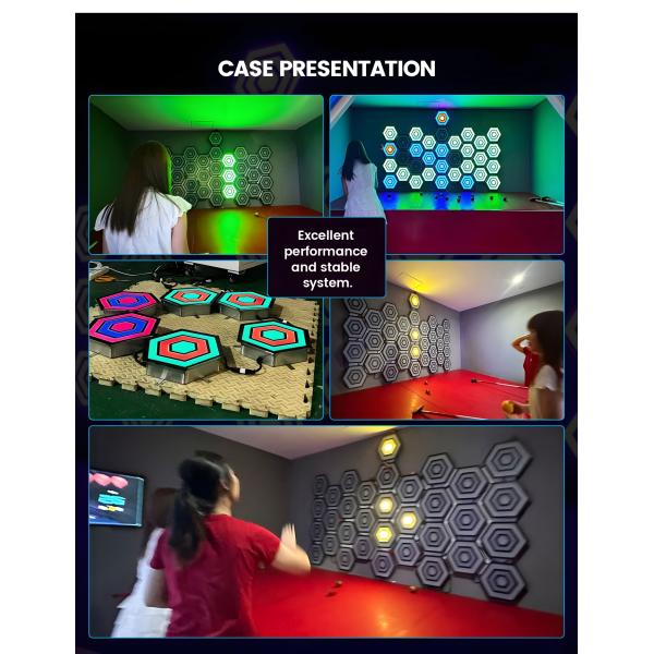 Ar Game Interactive Throwing Game Activate Arena Wall Light Interactive Induction Gaming Wall Light