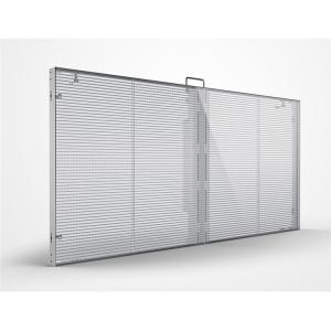 2500cd/Sqm IP45 Outdoor Transparent LED Display P3.91 Window Glass LED Display