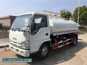Wholesale 100P 98hp ISUZU Water Truck Mobile Water Tanker Light Duty 4000 Liters from china suppliers