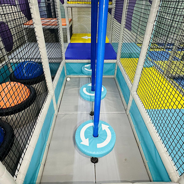 Junior Ninja Course Indoor Playground Equipment for Ages 5-12