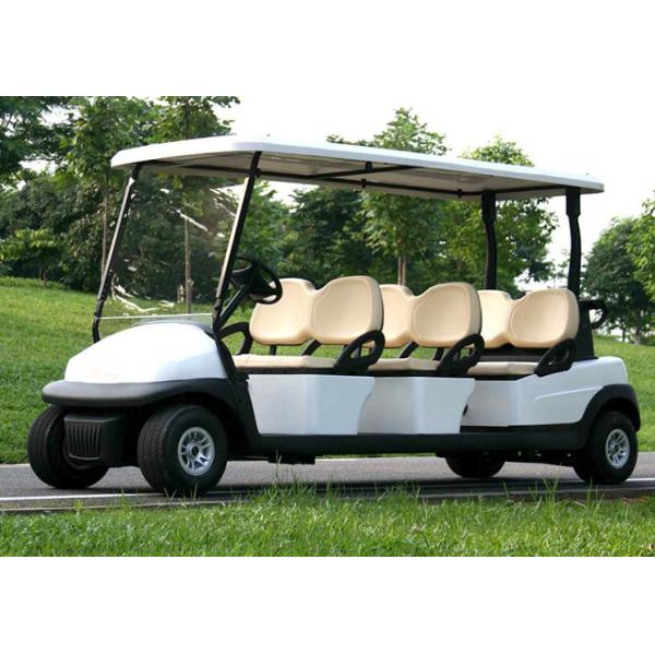 Battery Operated 6 Seater Electric Golf Carts , Electric Sightseeing Vehicle
