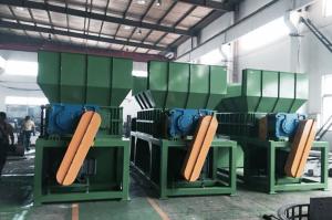 China 45*2kw Plastic Container Shredder , Drum Shredder Machine 50mm Blade on sale
