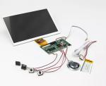 motion sensor activated TFT LCD video display module components for POP video