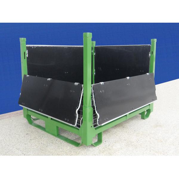 Wholesale Durable Collapsible Wire Container Large Load Capacity With PP Sheets from china suppliers