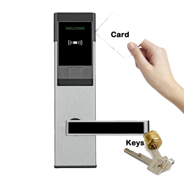 FCC Keyless Key Card Door Locks Hotel Gate Smart Door Lock With System