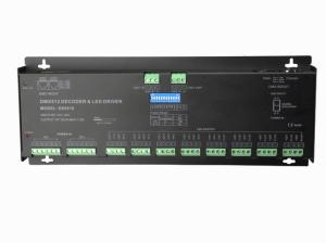 Wholesale XLR / RJ45 Socket LED DMX512 Decoder For Movie Studio LED Light Black Housing from china suppliers
