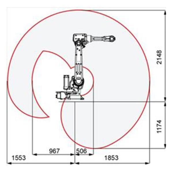 Automatic ABB Robot Arm Small Welding Robot 6 Axis 20kg Handling Capacity