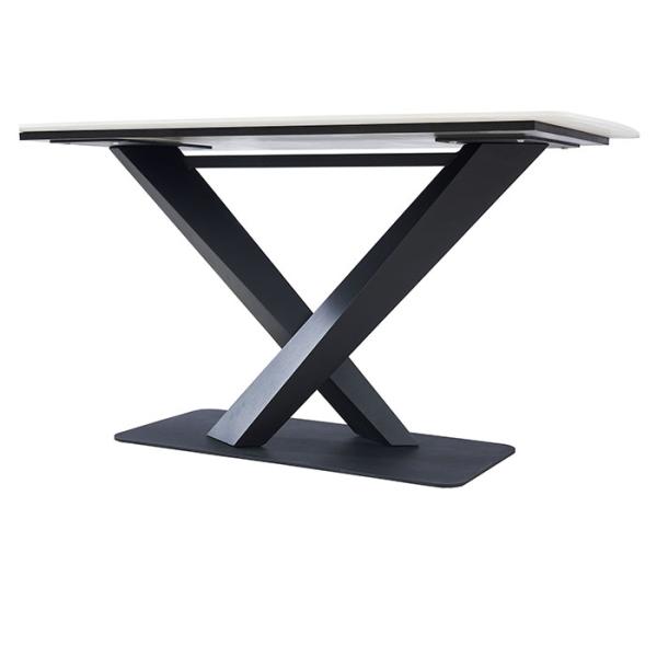 Stylish Slate Dining Table , Marble Top Rectangular Dining Table
