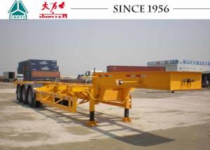 Wholesale Gooseneck 40 FT 3 Axle Skeletal Container Trailer For Container Terminal from china suppliers