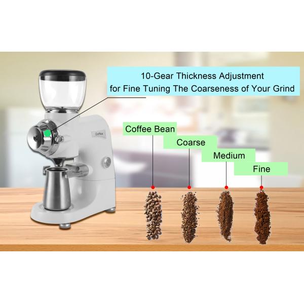 75mm Flat Burr or Ghost Burr Optional Electric Espresso Coffee Grinder Great for Cafes