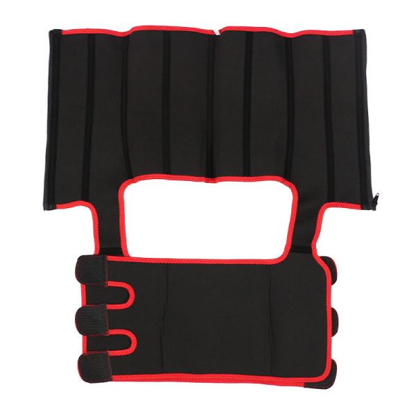 Red Velcro 3 In 1 Thigh Trimmer NANBIN Waist Trainer With Thigh Bands