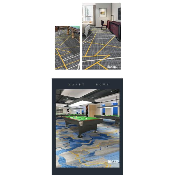 Billiard Hall KTV Hotel Bedroom Carpet Flooring Scandinavian Style