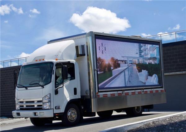 Quality P10mm 6500nits Truck Mounted Led Screen , 960*960mm Vehicle LED Display for sale
