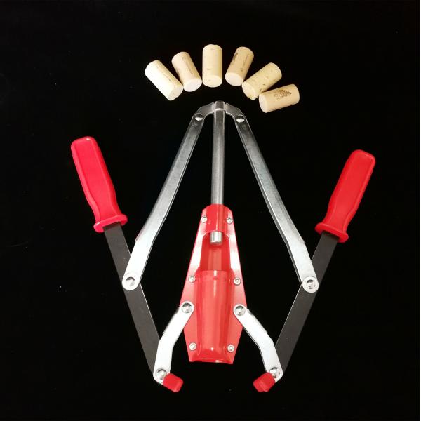 Metal And Plastic Double Lever Wine Corker Hand Corking Machine For Wine Making