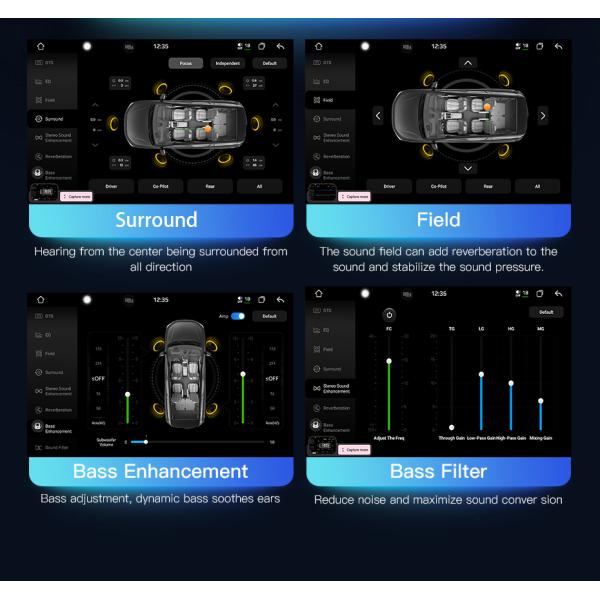 Universal Car Radio Android13 Car Player with 11.5inch QELD Screen and 8 Core TS10 Radio