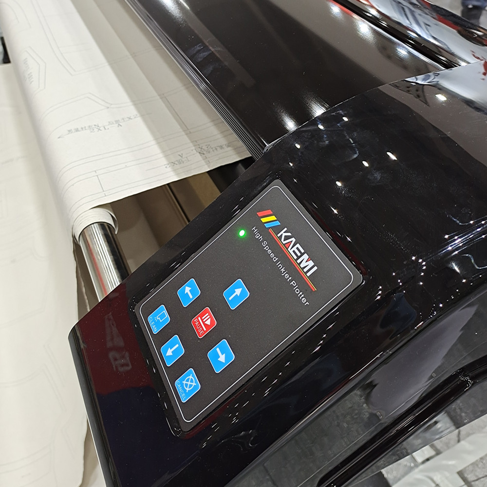 Network Port 120 SQM/H Speed Inkjet Printing Plotter With Super 350ml Big Ink Tank