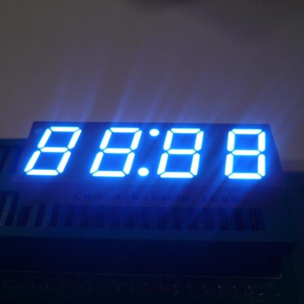 Ultra Blue LED Clock Display ,4 dight 7 Segment LED Display 4 Digit For