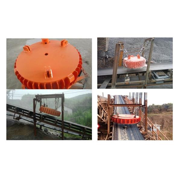 380V 15t/H Round Electromagnet Iron Remover Corrosion Resistant