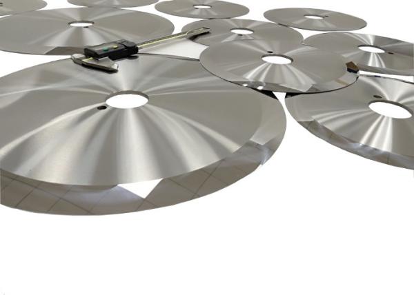 Quality Circular Tungsten Carbide Slitter Blades For Lithium Battery With Single Sharp Edge for sale
