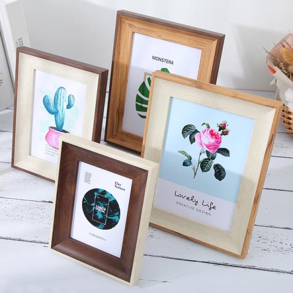 American Style Custom Photo Frame , 7 Color Wooden Wedding Picture Frames