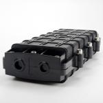 3 In 3 Out Inline 48 Cores Fiber Splice Tray Enclosure , Horizontal Fiber Optic