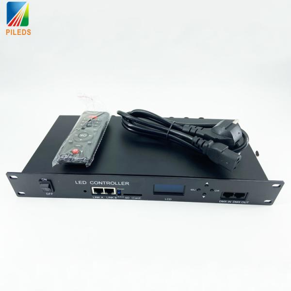 8-Port XLR Artnet Controller for DMX/SPI DJ Stage Light with 8 Units and MADRIXS Dimmers Compatibility