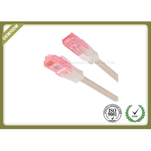 Professional Category 6 Patch Cable / Ethernet Patch Leads RoHS Material