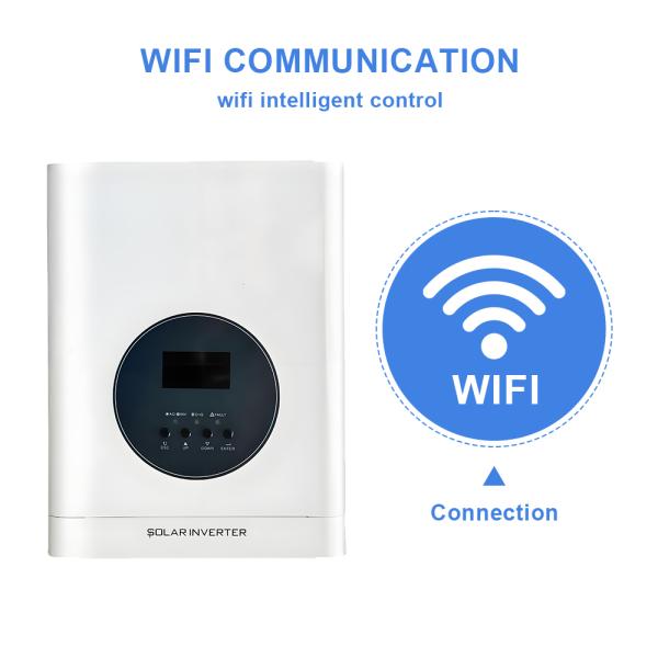12VDC Hybrid Solar Inverter with Mppt Charge Controller and 50HZ or 60HZ±1% Frequency