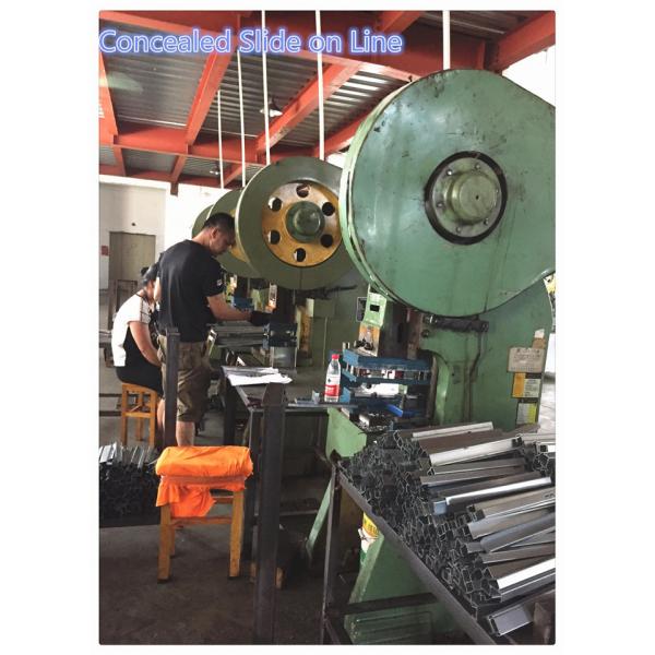 Modern Design Under Counter Drawer Slides , Soft Close Cabinet Slides Push To Open Type