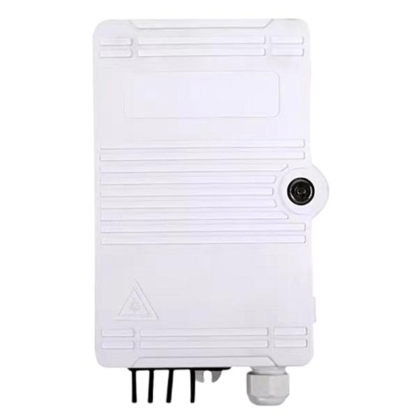 4Port Fiber Optic Terminal Box SC UPC SX SM White IP66 For Telecommunication