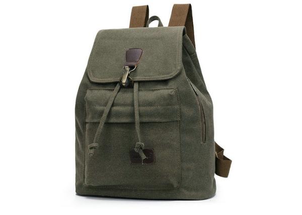 Quality Multi Function Womens Fashion Rucksack , Canvas School Rucksack Backpack for sale