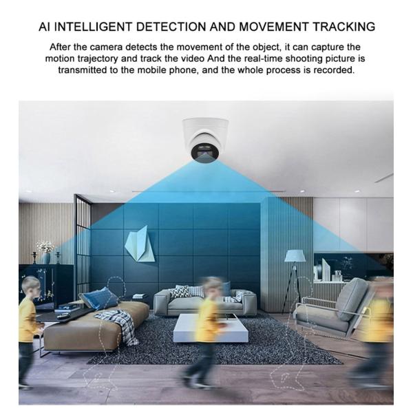 Customized 3MP 5MP 8MP easy to install night vison outdoor cctv camera dome POE kit