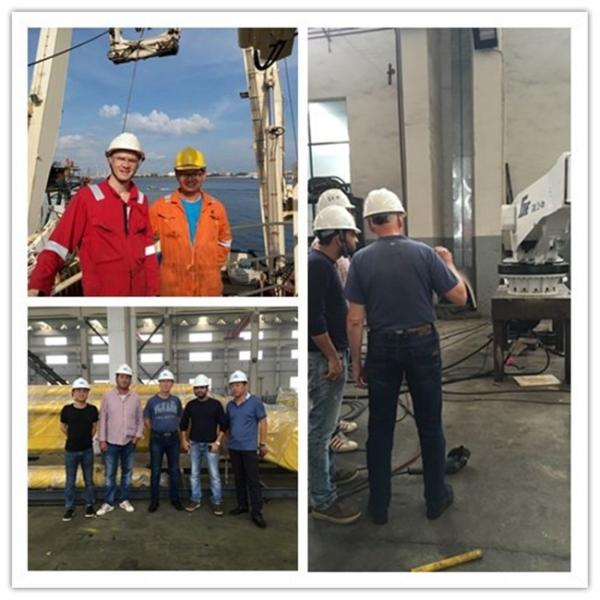 Vessel Loading Electro 0.2T Telescopic 20M Marine Cranes 6