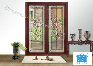 China Fire Rated Door Glass Panels , Residential House Translucent Glass Panels on sale