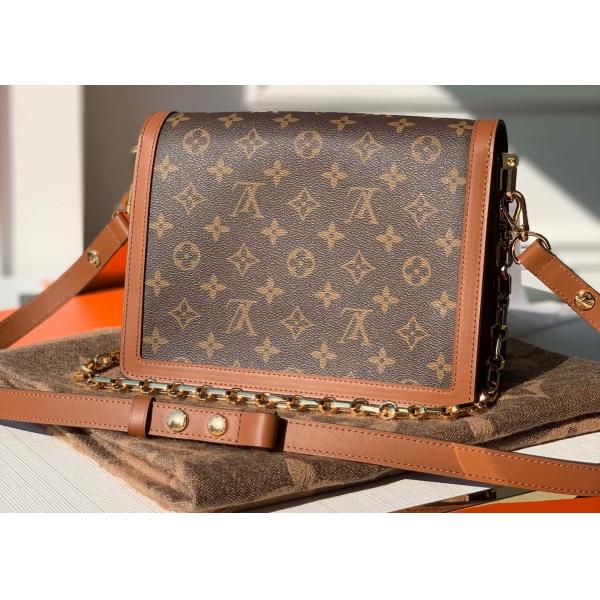 Brown Monogram Crossbody Bag