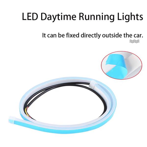 45cm 60CM Drl LED Strip Vehicle LED Work Lights Drl Flexible Led Headlight Strips