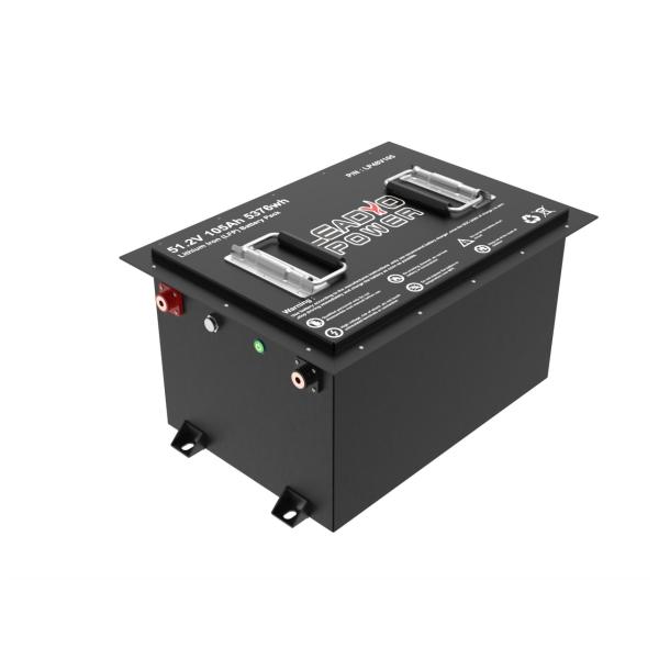 51.2V 105Ah Golf Carts LiFePO4 Battery integrated BMS 48v Lifepo4 Golf Cart Battery