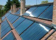 Solar Heat Project with Heat Pipe Solar Collector and Rock Wool Manifold