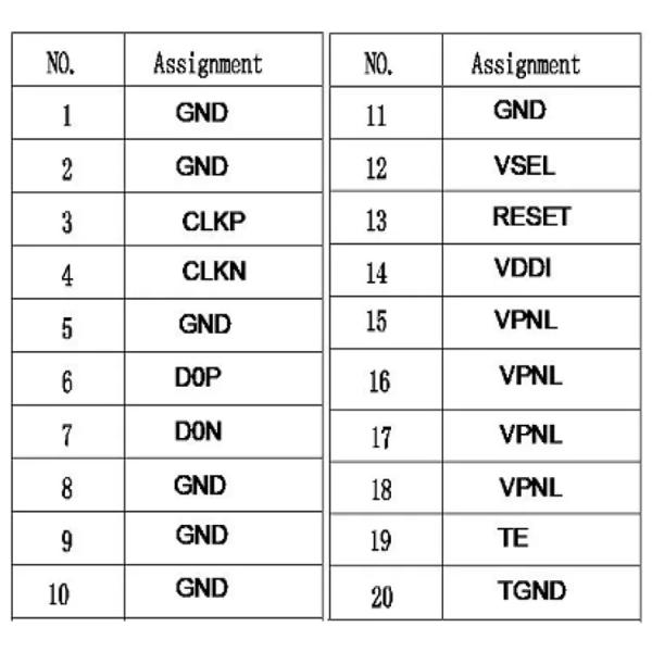 360x640 IPS MIPI DSI AMOLED Display 20 Pin Color OLED Screen Module 3.5 inch