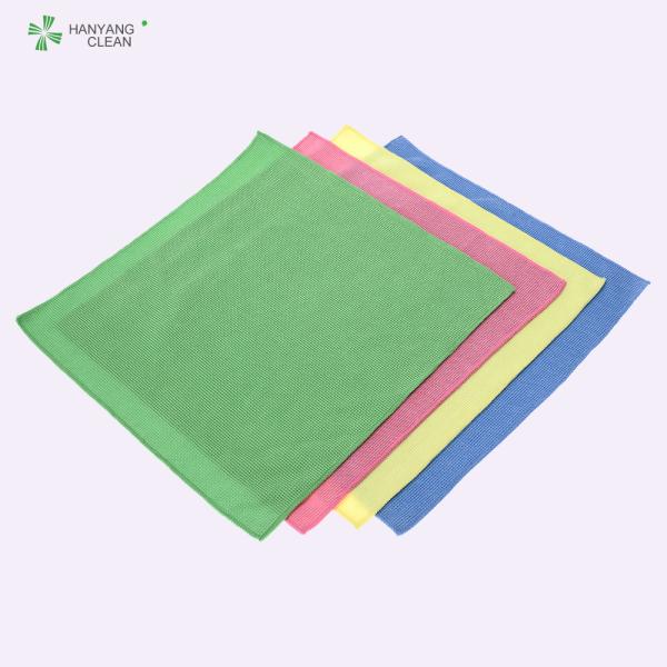 3 layers cleanroom anti static esd lint free microfiber cleaning cloth