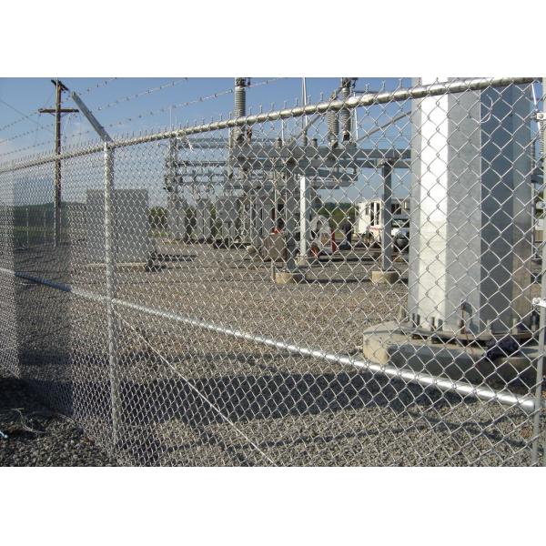 Easy Install Chain Link Mesh Fence Corrosion Resistant ISO9001 Approved