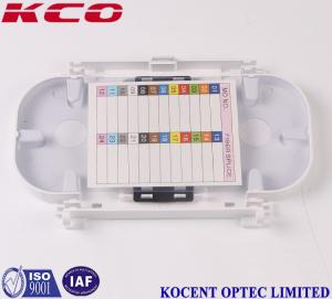 China Fiber Optic Accessories 24 Fiber Optic Terminal Box Splice Tray Grey Color on sale