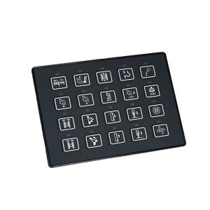 Wholesale 20-key silicone CAN bus communication panel with IP67 rating and customizable options from china suppliers