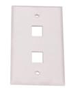 Wholesale Customized Network Faceplate Socket RJ45 RJ11 With Embeded Chart / Label from china suppliers