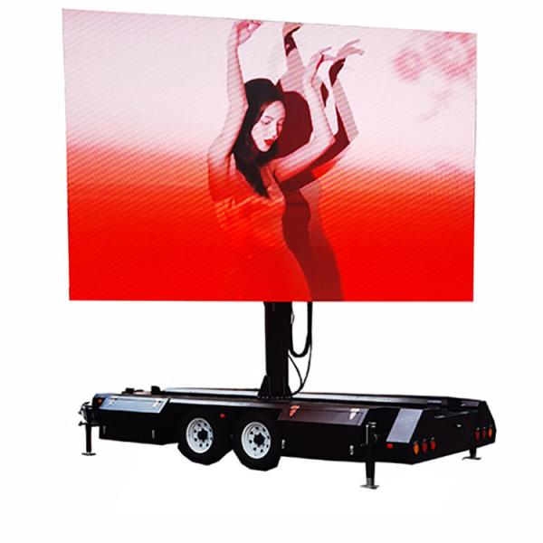 Quality Solar Full Color LED Screen Display Remote Control Trailer For Large Scale Event for sale