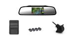Auto 4.3" Rear View Parking Sensor System 640*480 Resolution Display Format 16 /