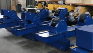 China 100 Ton Welding Rotator Motorized Mobile Assembly Fit Up Rotator Assisted Welding on sale