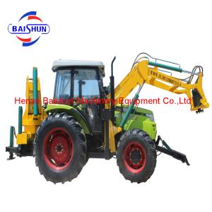 Wholesale Custom design hydraulic pole erecting and digging tractor machine auger used for earth drill from china suppliers