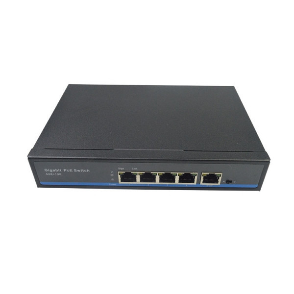 5 Port Fiber Optic Switch / Commercial Poe Switch For Video Surveillance Network